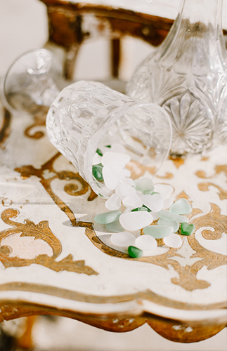 Sea Glass Inspired Wedding at the Beach - Inspired by This