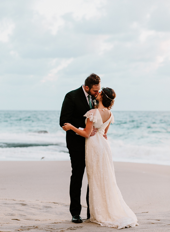 Sea Glass Inspired Wedding at the Beach - Inspired by This