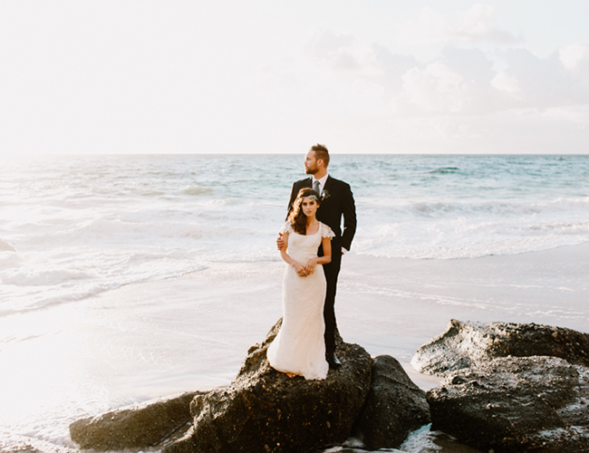 Sea Glass Inspired Wedding at the Beach - Inspired by This