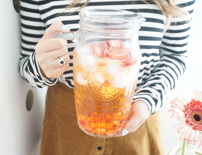 Strawberry Orange Spritzer Recipe - Inspired by This