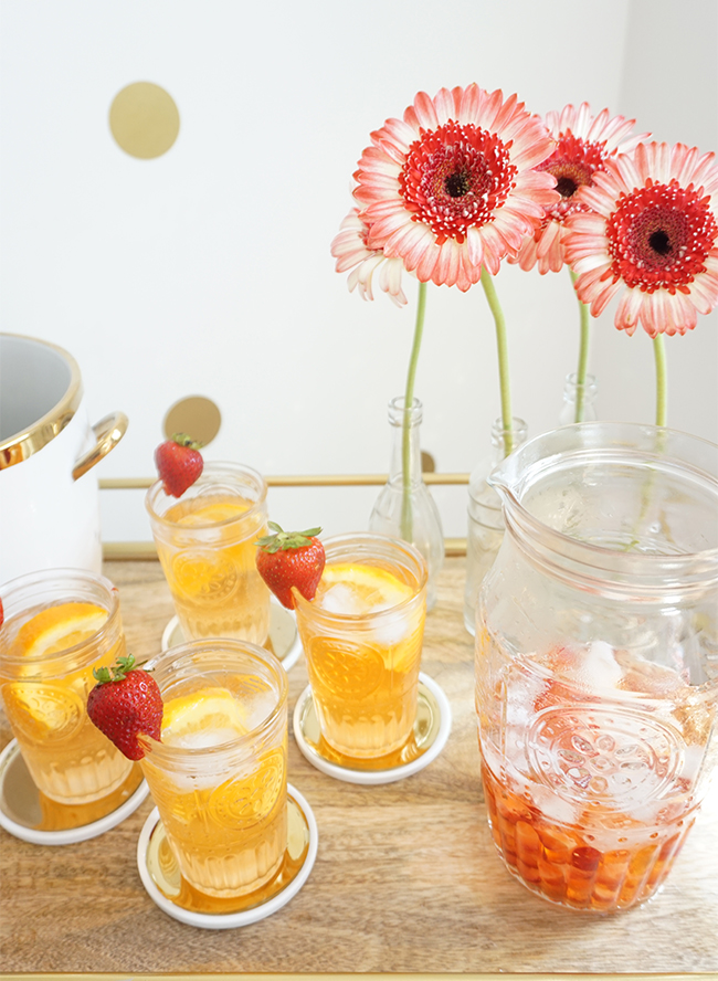 Strawberry Orange Spritzer Recipe - Inspired by This