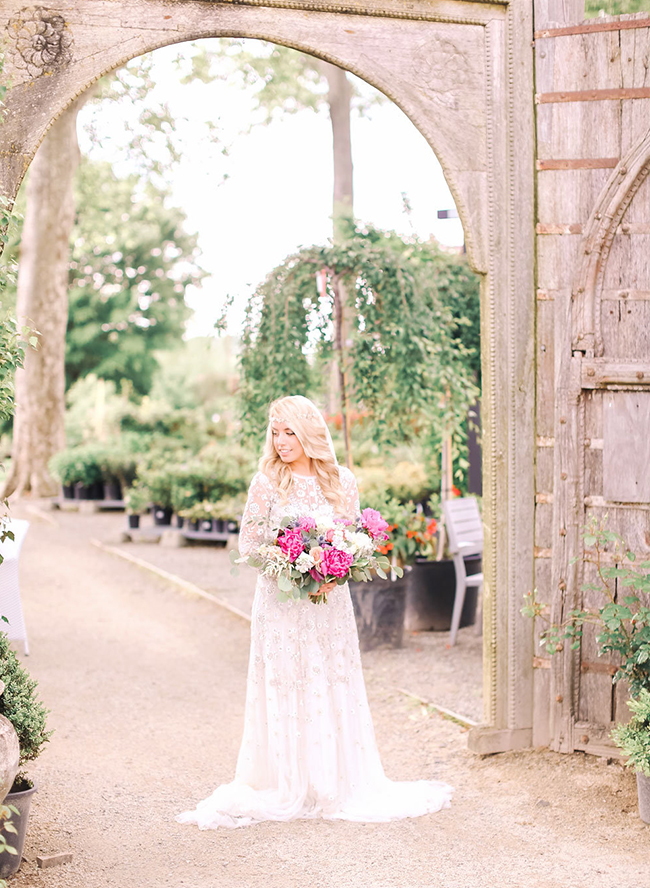 Pink & Blue Garden Wedding Inspiration - Inspired by This