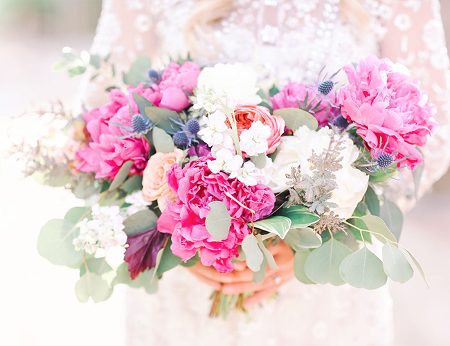 Pink & Blue Garden Wedding Inspiration - Inspired by This