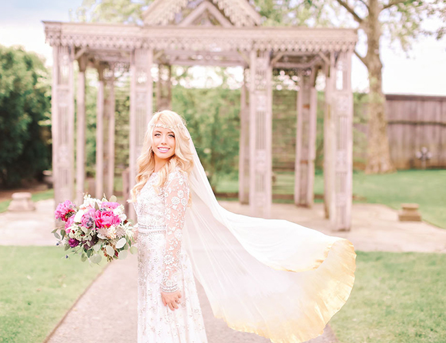 Pink & Blue Garden Wedding Inspiration - Inspired by This