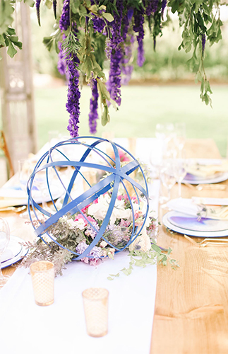 Pink & Blue Garden Wedding Inspiration - Inspired by This