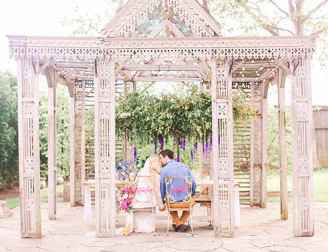 Pink & Blue Garden Wedding Inspiration - Inspired by This