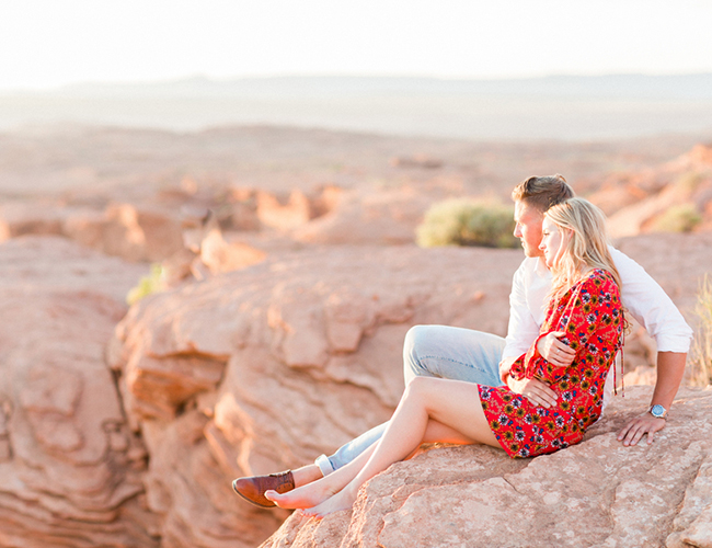 Horseshoe Bend Engagement Photos - Inspired by This