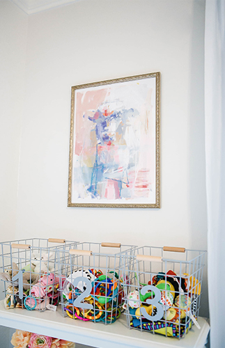 An Adorable Pink and Navy Nursery - Inspired by This