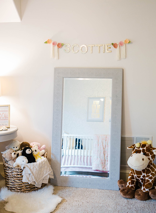 An Adorable Pink and Navy Nursery - Inspired by This