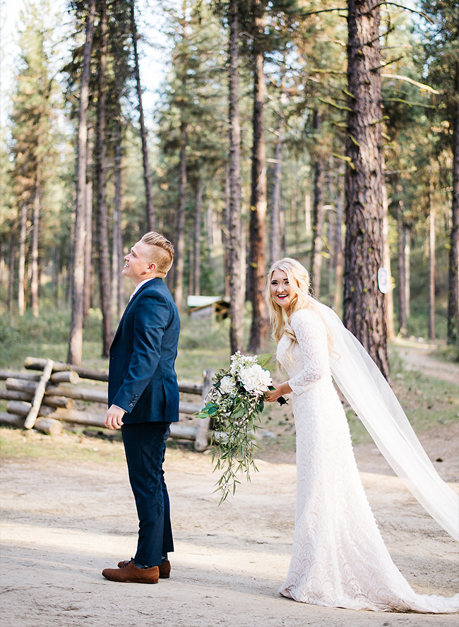 Rustic Barn Wedding in the Woods - Inspired by This