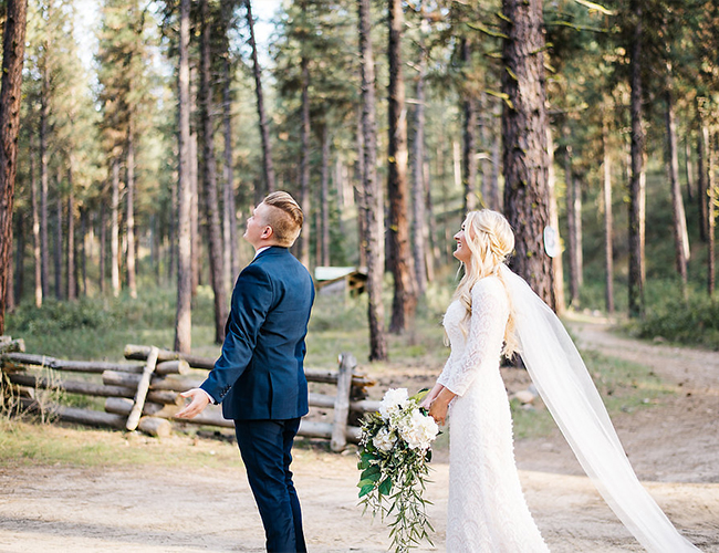 Rustic Barn Wedding in the Woods - Inspired by This