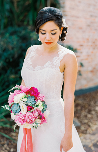 Romantic Red & Gold Mexican Wedding Inspiration - Inspired by This