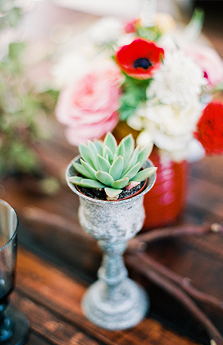 Romantic Red & Gold Mexican Wedding Inspiration - Inspired by This