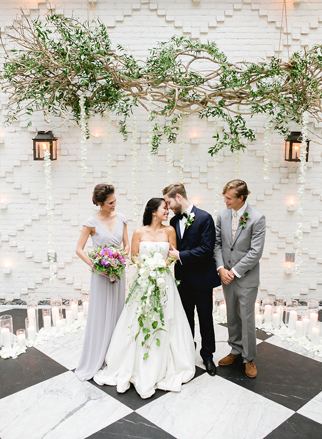 Elegant Black & White Wedding - Inspired by This