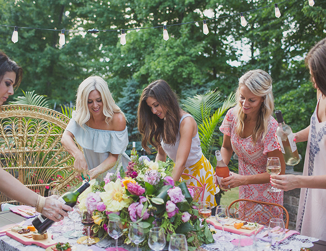 Summertime Wine Tasting Dinner Party - Inspired by This