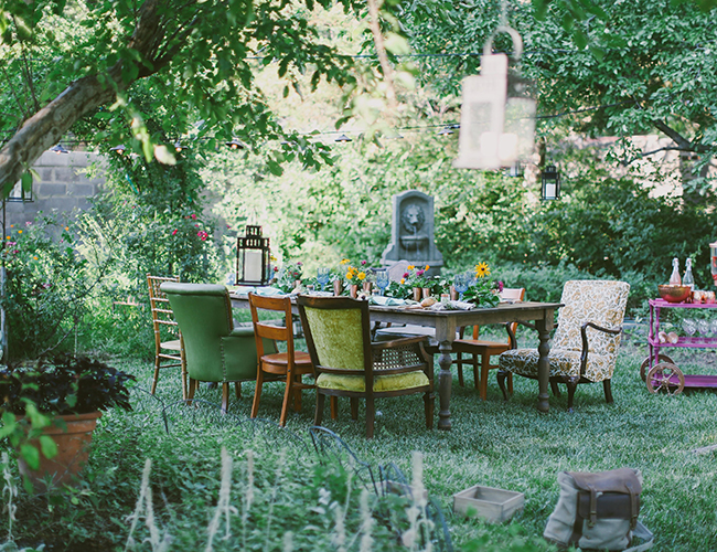 Backyard Farm to Table Dinner Party - Inspired by This