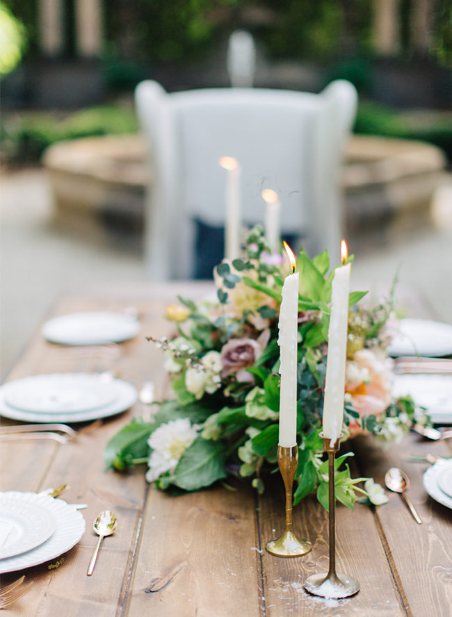 Romantic Peach Southern Wedding at The Swan House - Inspired by This