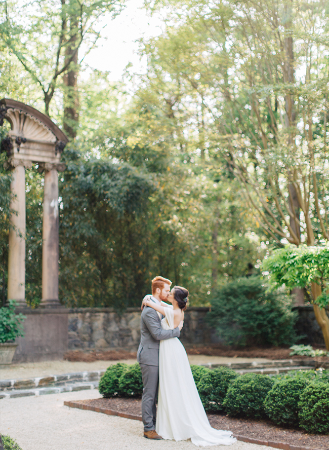 Romantic Peach Southern Wedding at The Swan House - Inspired by This