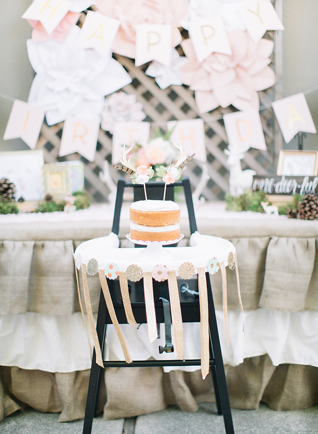 Boho Bambi First Birthday Party - Inspired by This