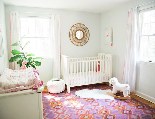 Pink & Purple Bohemian Nursery - Inspired by This