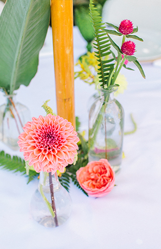 Pink & Yellow Tropical Bridal Shower - Inspired by This