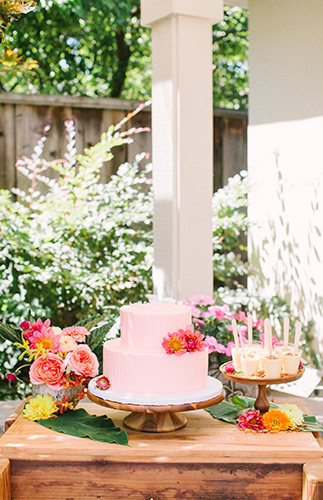 Pink & Yellow Tropical Bridal Shower - Inspired by This