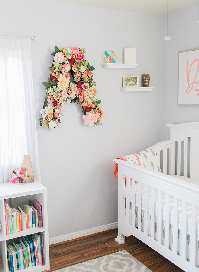 Girly Nursery with Bohemian Accents - Inspired by This