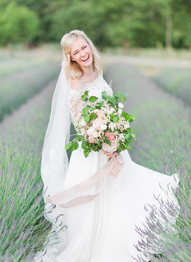 Lavender Field Vow Renewal in Italy - Inspired by This