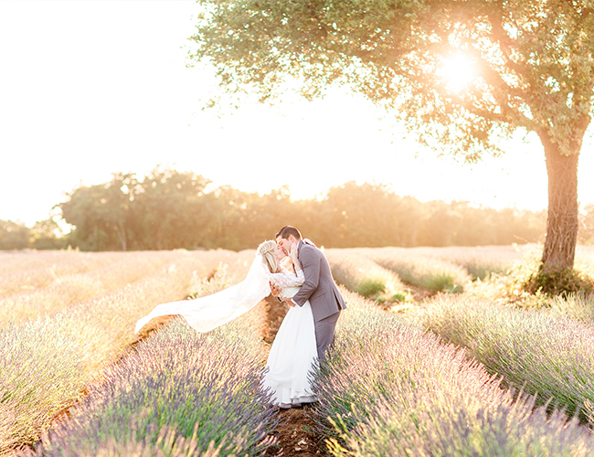 Lavender Field Vow Renewal in Italy - Inspired by This