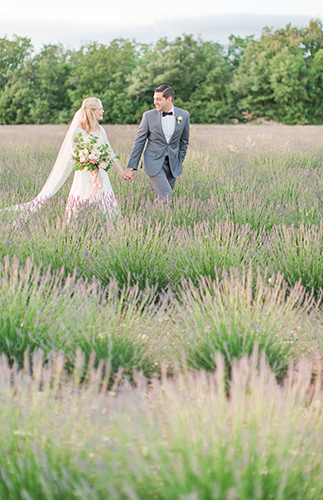 Lavender Field Vow Renewal in Italy - Inspired by This