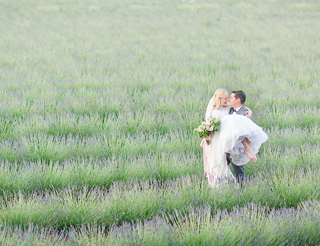 Lavender Field Vow Renewal in Italy - Inspired by This