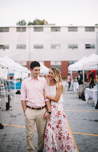 Casual Farmer's Market Engagement Session - Inspired by This