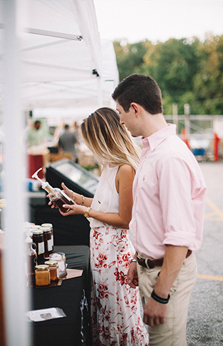 Casual Farmer's Market Engagement Session - Inspired by This