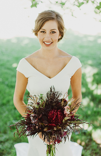 Artsy Burgundy Wedding - Inspired by This