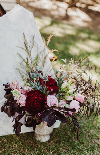 Artsy Burgundy Wedding - Inspired by This