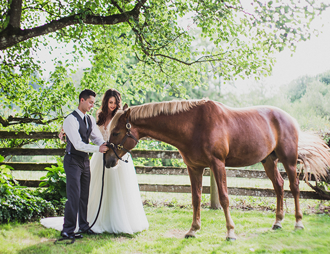 Romantic Equestrian Wedding - Inspired by This