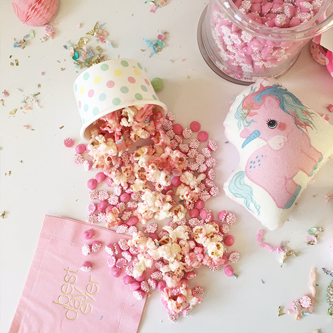 Pink Unicorn Popcorn Recipe - Inspired by This