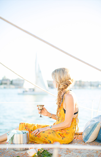 Sunset Sailboat Engagement Photos - Inspired by This