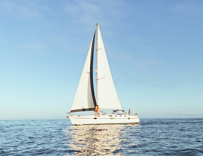 Sunset Sailboat Engagement Photos - Inspired by This