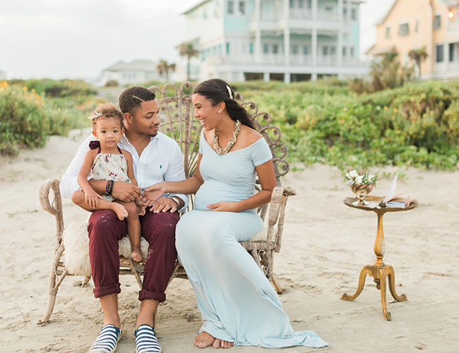 A Beachfront Babymoon Maternity - Inspired by This