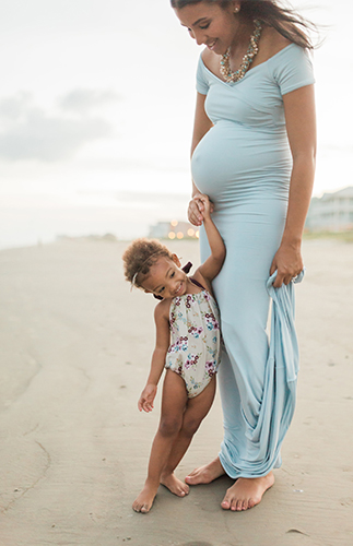 A Beachfront Babymoon Maternity - Inspired by This