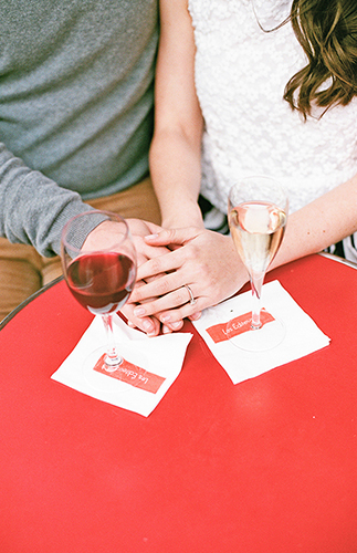 Parisian Engagement Photos in Luxembourg Garden - Inspired by This