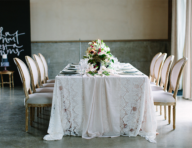 Rustic Steel Grey and Mauve Wedding Inspiration - Inspired by This