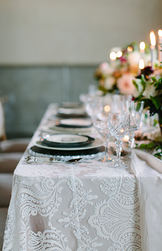 Rustic Steel Grey and Mauve Wedding Inspiration - Inspired by This