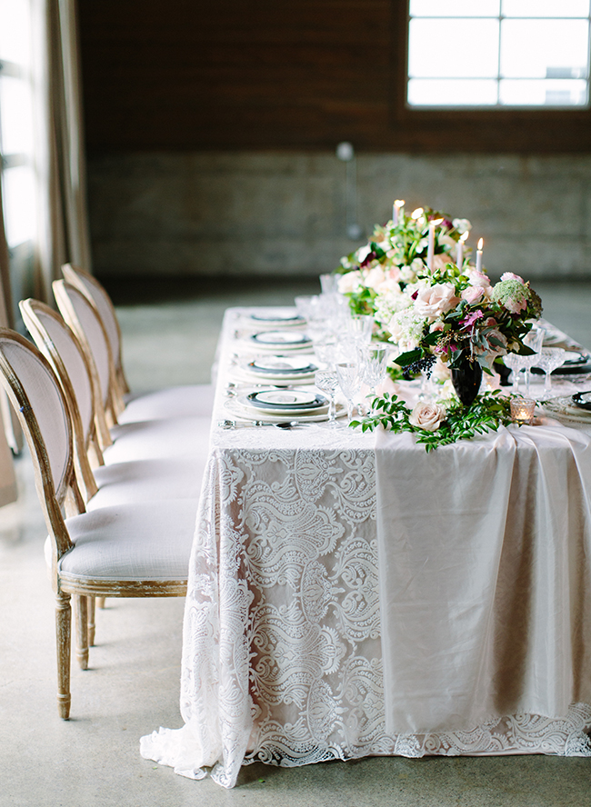 Rustic Steel Grey and Mauve Wedding Inspiration - Inspired by This