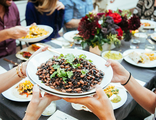 Football and Fajitas Dinner Party - Inspired by This