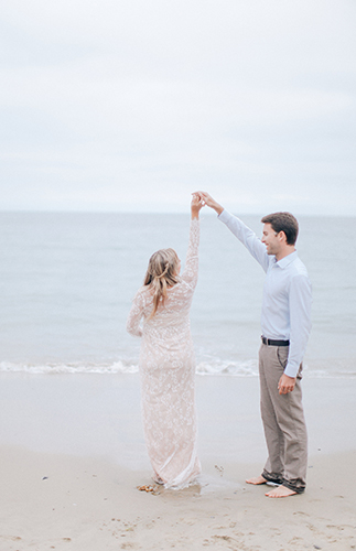 Elegant Laguna Beach Maternity Photos - Inspired by This