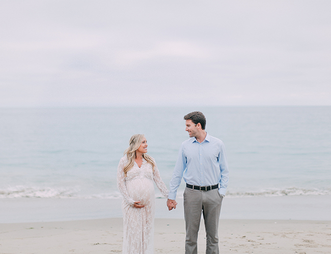 Elegant Laguna Beach Maternity Photos - Inspired by This