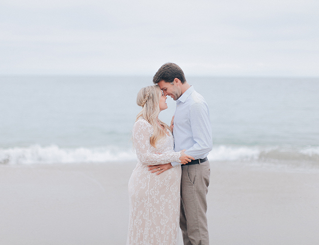 Elegant Laguna Beach Maternity Photos - Inspired by This