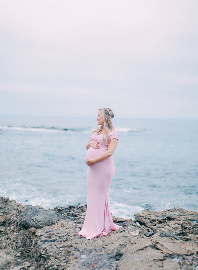 Elegant Laguna Beach Maternity Photos - Inspired by This